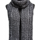 acrylic/polyester/viscose/nylon/wool scarf